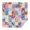 Patchwork Pioneer Flower, variant on Turquoise Geometric Quatrefoil Pattern Square Tablecloth,Waterproof Square Table Cover,Wipeable Spillproof Washable Table Cover for Home Kitchen Party Decor 42"X42"(107x107cm)