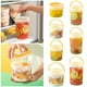 thumbnail image 3 of Contenedor portátil a prueba de fugas para almacenar alimentos con asa, hermético, para organizar la despensa de la cocina y cereales secos., 3 of 3
