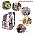 thumbnail image 4 of FKELYI 17 Inch Clear Backpacks for Kids School Bookbag Pink Rose Butterfly Tiger Print Lightweight Transprent Schoolbag for Elementary Student Daypack Rucksack, 4 of 7