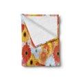 thumbnail image 2 of Gerber Daisy Soft Flannel Fleece Throw Blanket, Pattern with Realistic Fresh Growth of Summer Season Nature-Inspired Design, Cozy Plush for Indoor and Outdoor Use, 70" x 90", Multicolor, by Ambesonne, 2 of 6