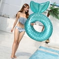 thumbnail image 1 of Flotador inflable para piscina de sirena, silla flotante, de natación para agua de piscina Baoblaze anillo de natación para adultos, 1 of 8