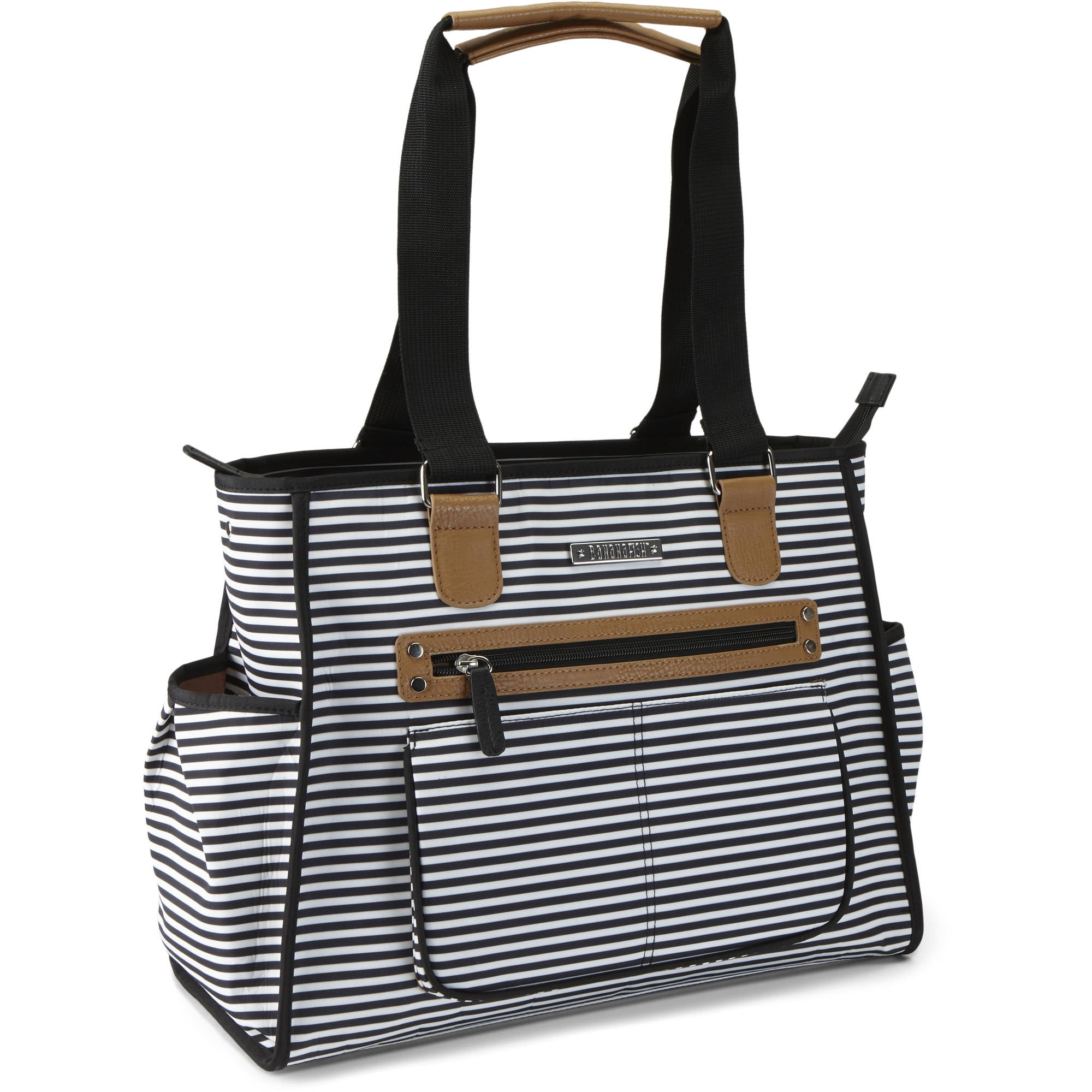 Bananafish Tote Diaper Bag 3pc Set Stripe City