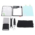 thumbnail image 2 of Back Cover Replacement for Galaxy Z Flip 6 5G F741, Replacement Rear Back Door Glass Cover with Pre Installed Camera's Frame and Repair Tool Kit for Galaxy Z Flip 6 5G F741, 2 of 7