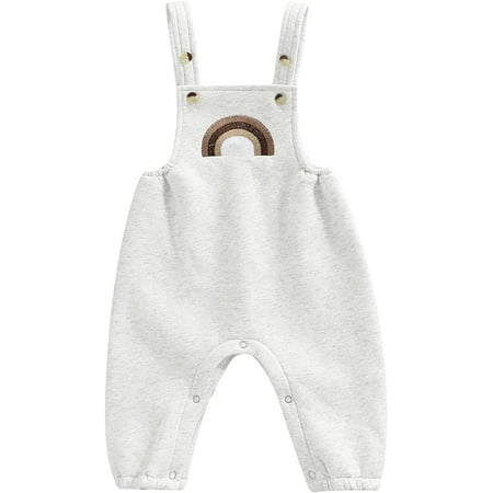 

PIKADINGNIS Toddler Kids Newborn Infant Baby Boys Girls Overall Sleeveless Embroidery Suspender Pants Cute Fall Winter Outfit