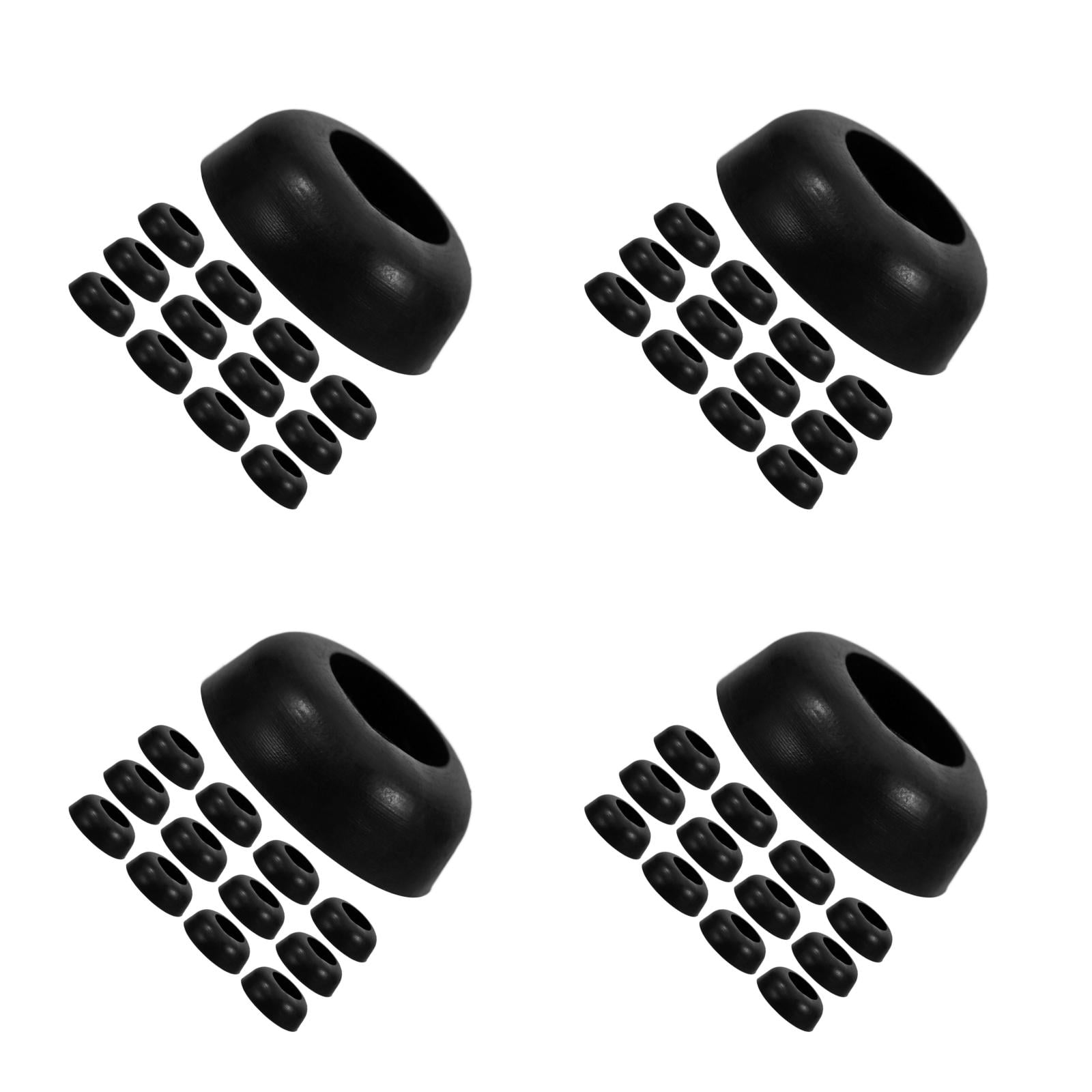 Raindrops 400 pcs Non- Silicone Feet Pads with Holes, Conical Anti- Leg Protectors for Furniture, Washing Machines, Dryers