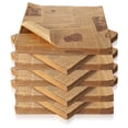 thumbnail image 1 of Papel para envolver alimentos Lemecima 30 x 30 cm, 500 unidades, impermeable, marrón, 1 of 7