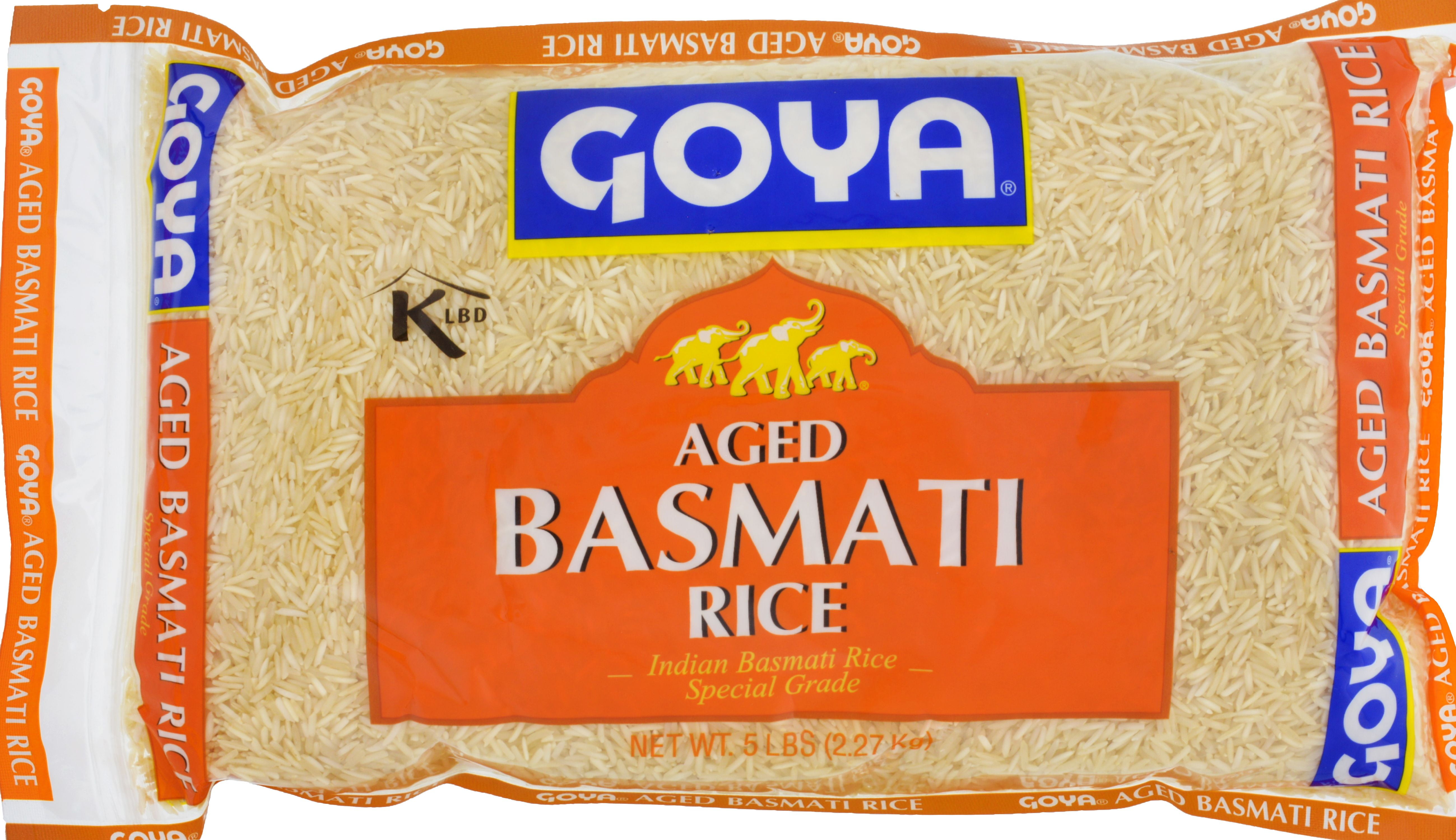 GOYA Aged Basmati Rice Special Grade 5 Lb
