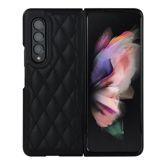 Simple fashion folding phone leather case for Samsung Z fold 3