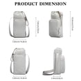 thumbnail image 4 of CHAOYUNYI Water Bottle Holder with Strap for 25/32/40/64 oz, Carrier Sling Bag with Phone Pocket Water Bottle Sleeve for Men Women Hiking Camping Travelling, 4 of 7