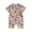 Pink, variant on Musuos Baby Jumpsuit Western Clothes, 3 6 12 18M Summer Short Sleeve Crew Neck Cartoon Print Romper