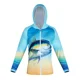 thumbnail image 4 of Ropa de pesca Camisetas de pesca de manga larga con cremallera anti-UV y protección solar de secado rápido Camisetas de pesca para hombres, 4 of 4
