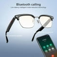 thumbnail image 4 of E13-C smart Glasses Listenable Songs,  Music & Call Sunglasses for People ,with Built-in Headphones,Wireless Headphone Sunglasses bluetooth glass, and HIFI S ound & HD Lens Headset Smart Glasses, 4 of 17
