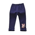 thumbnail image 4 of Toddler Baby Girls Rabbit Pattern Pants Leggings,Children Cute Stretchy Warm Trousers Bottoms, 4 of 6