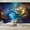 Color 2, variant on Wallpaper Magical Forest Glowing Lights Vibrant Flowers Fantasy Woodland Peel and Stick Wall Murals 69"H x 96"W Removable PVC Wall Paper Self-Adhesive Wall Paintings Art for Bedroom Living Room