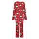 thumbnail image 5 of Puntoco Conjunto de pijama con pantalones largos y cuello en V con estampado navideño para mujer, 5 of 5