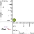 thumbnail image 3 of 0.75 ct 6.0mm Round Cut VVS1 Natural Green Peridot August Birthstone, 3 of 4
