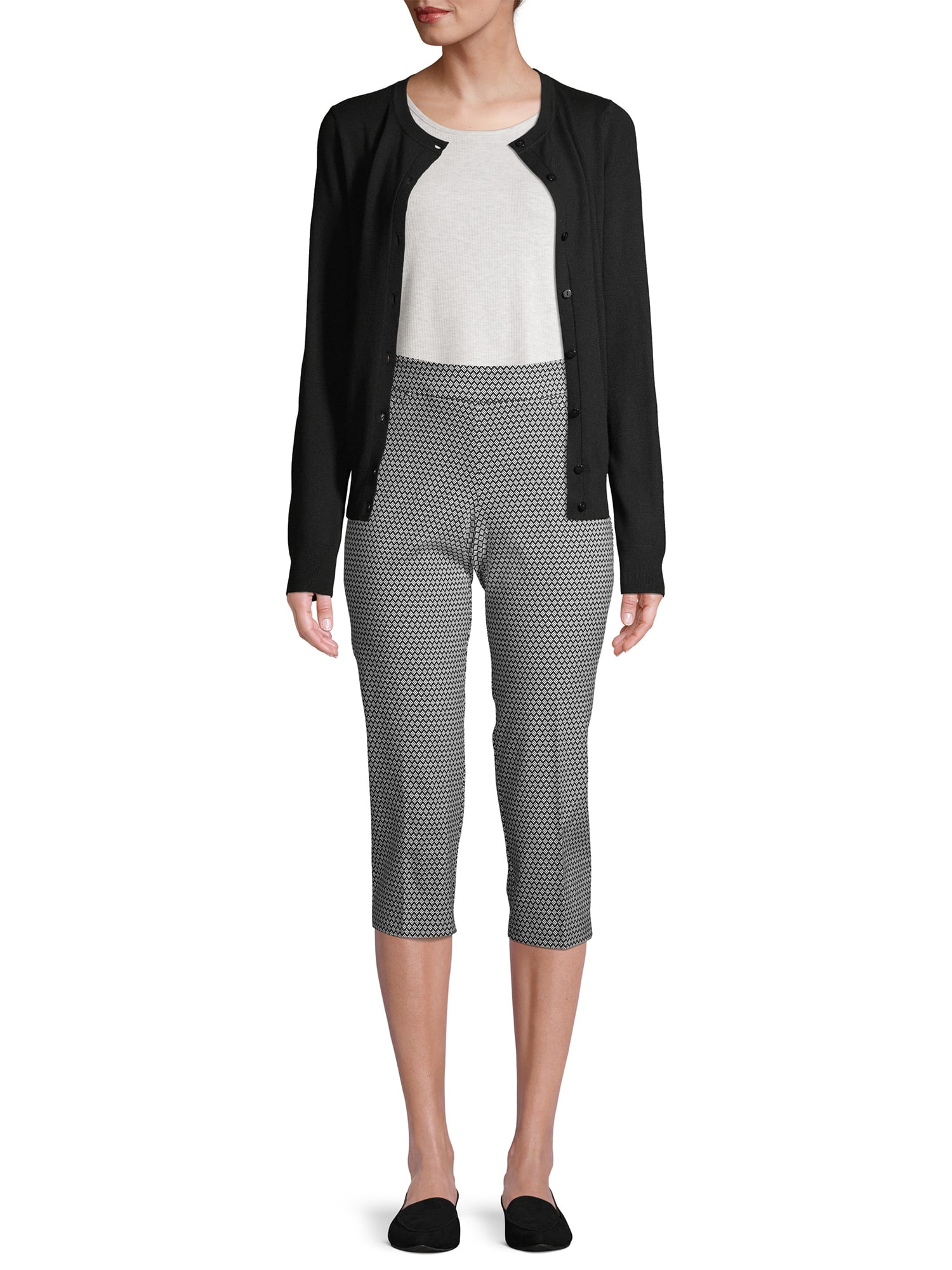 Time and Tru Women's Button Front Cardigan