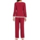 thumbnail image 5 of Conjuntos de empalme de moda para mujer Ropa de salón Ropa de dormir para el hogar Camisetas de manga larga + Pantalones Fridja  nalpqowj16986, 5 of 6