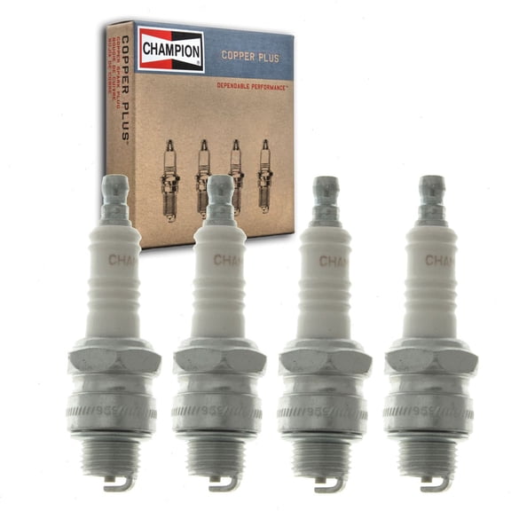 4 pc Champion 823-1 Copper Plus Spark Plugs for J6C Ignition Wire Secondary