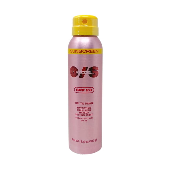 One/Size On 'Til Dawn Spray Fijador de Maquillaje con Protector Solar Mate SPF 28 - Tamaño Completo (3.6 Oz)