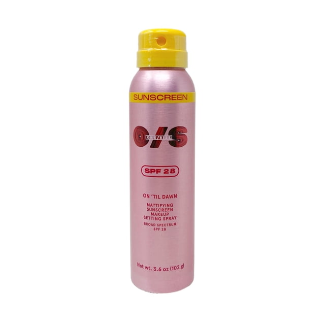 One/Size On 'Til Dawn Spray Fijador de Maquillaje con Protector Solar Mate SPF 28 - Tamaño Completo (3.6 Oz)