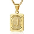 thumbnail image 7 of Ybenlow Letter J Gold Filled, Initial Necklace Stainless Steel, 22 in Unisex, 7 of 7