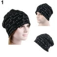 thumbnail image 2 of Meidiya Cotton Slouchy Beanie Unisex Letter Print Skull Cap Hip-Hop Soft Lightweight Running Beanie Adult Dwarf Hats Chemo Cap for Men Women, 2 of 8