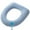 Blue, variant on WKSCLPAI All-Season Toilet Seat Cushion, Soft and Skin-Friendly Household PE Toilet Seat Cover with Handle, Comfortable Washable O-shape Toilet Seat Cushions, Easy to Install, Gray