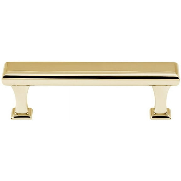 Alno A310-3 Manhattan 3" Center To Center Solid Brass Modern Flat Bridge Style Cabinet