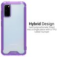 thumbnail image 5 of CoverON Samsung Galaxy S20 Case Clear Slim Fit Hard Protective Phone Cover with TPU Bumpers - Pure View Series, 5 of 8