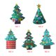 thumbnail image 2 of Worallymy DIY pintura de diamantes de imitación árbol de Navidad decoración ventana pared pegatina sala de estar Oficina cristal calcomanías decorativas Worallymy JD735807012, 2 of 7