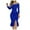 Blue, variant on BangWanChi Wedding Guest Dresses for Women Long Dresses for Women Beach Dresses for Women Vacation Women's Solid Color Sexy Sequins High Waist Mid Length Wrap Chest Style Winter Dress Evening Dress