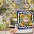 thumbnail image 4 of Simulation Tile Sticker 3D Self-Adhesive Removable Wall Paper Tile DIY Craft Decoration for Kitchen Bathroom, 4 of 7