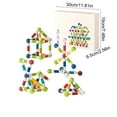 thumbnail image 2 of RKSTN P Lastic Splicing Rod Versatile Magnetic Rod Stretchable Children's Magnetic Attraction Splicing Magnetic Building Blocks Magnet Stretching Toy Gift Toddlers Toys, 2 of 5