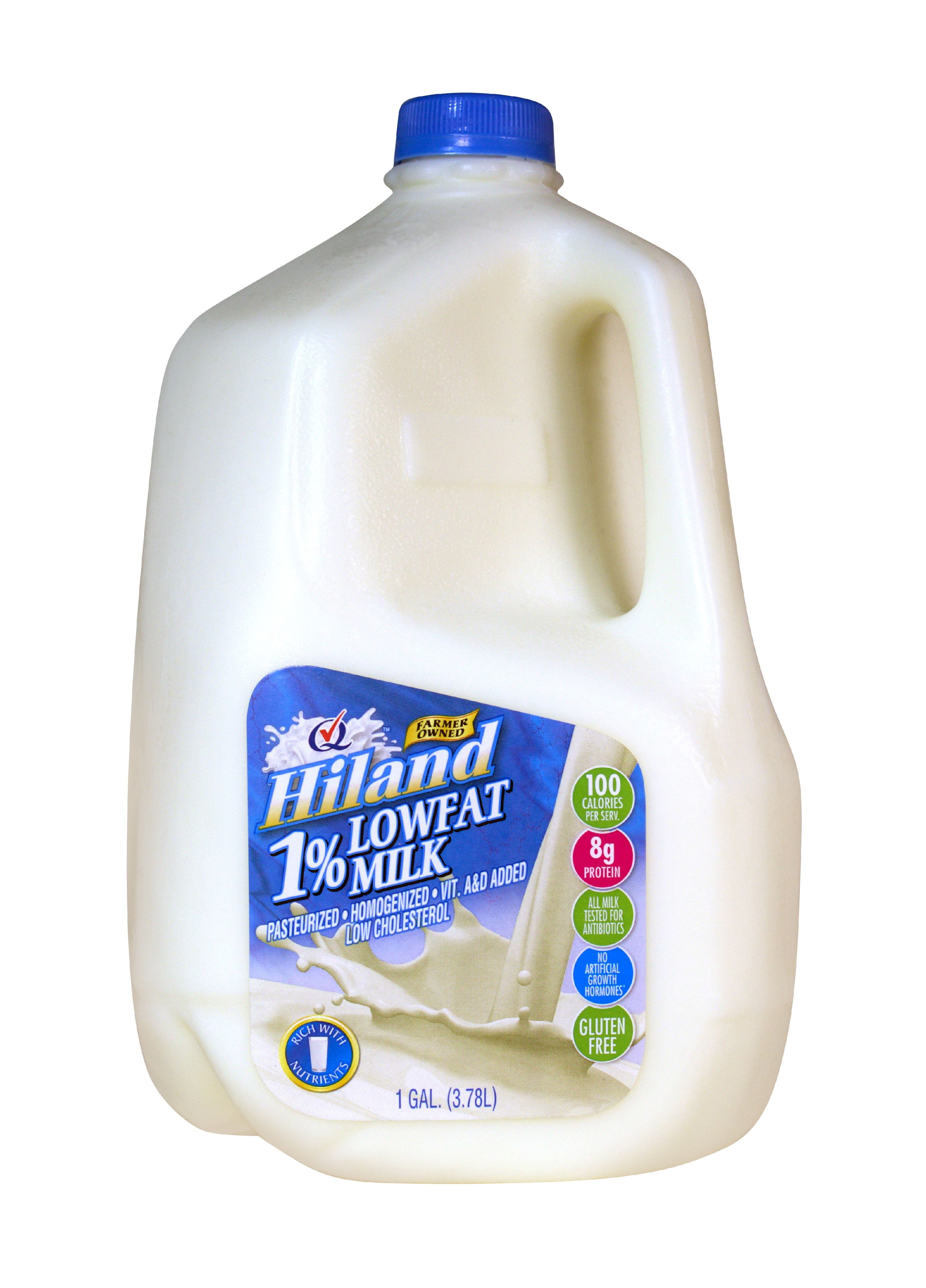 Hiland 1 Low Fat Milk, Gallon, 128 fl oz