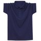 thumbnail image 1 of Camisas de Lino de los Hombres de Manga Corta Sobredimensionada, Botón Casual de Color Sólido para Caminatas, Deportes Y Uso Diario, 1 of 8