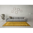 thumbnail image 3 of Ahgly Company Indoor Rectangle Persian Yellow Traditional Area Rugs, 8' x 12', 3 of 4