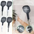 thumbnail image 2 of LSLJS High Pressure Shower Head, Large Panel Square Handheld Shower Head with Pause Function 7 Spray Modes Pressurized Powerful Spray Shower Massager with Hose and Bracket Universal Bathroom Accessory, 2 of 9