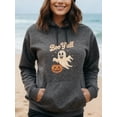 thumbnail image 3 of Classic Pumpkin Halloween Hoodie for Men and Women, Unisex Pullover Hooded Sweatshirt, Comfortable Cotton Poly Blend, Casual Seasonal Outfit, 3 of 5