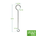 thumbnail image 2 of Achla Designs 30" L Black Wrought Iron Hook Extenders w/Twist (Set of 2), 2 of 4
