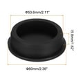 thumbnail image 2 of Uxcell 1Pcs High Temp Silicone Plug T Type Silicon Stopper Black 2.36x0.71x0.55", 2 of 7
