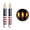 💖Blue_New#533, variant on Flameless Taper Candles, LED Taper Candles With Remote Timer, Battery Operated Flickering Fake Candles, Patriotic USA Flag Design For 4th Of July
