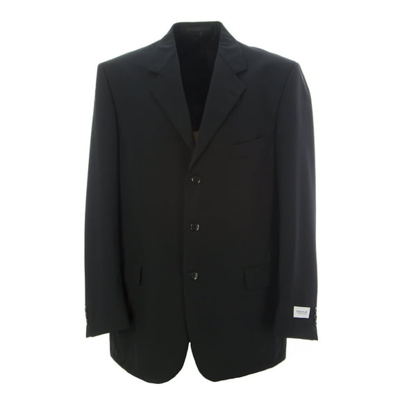 EMANUEL UNGARO BY COVARRA Men's Suit Blazer 42 L Black