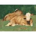 thumbnail image 2 of Scarvey, Emma 32x25 White Modern Wood Framed Museum Art Print Titled - Bucolic Sunday I, 2 of 4