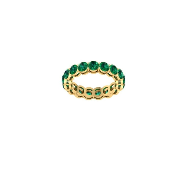 Pure Elegance Solitaire Emerald Sapphire Diamond Ring, 0.35CT 925 Sterling Silver