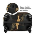 thumbnail image 2 of JUNZAN Vintage Style Elk Print Washable Luggage Cover - Fashion Suitcase Protector Fits 18-32 Inch Luggage (without luggage), 2 of 5