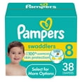 thumbnail image 2 of (3 pack) Pampers Swaddlers Baby Diapers Size 8, 38 Count (Select for More Options), 2 of 14