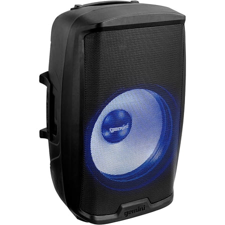 Gemini AS-2115BT-LT 15" 2,000W Powered Loudspeaker With Bluetooth and LED Lights