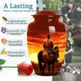 thumbnail image 4 of Cowboy Urn , Urn For Ashes Cremation Adult Male, Large Funeral Burial Urns For Adult Male, Decorative Memorial Cowboy Tribute Urns Men & Women, Size 10 Inch 1pcs & 3 Inch 4pcs, 4 of 7