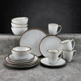 thumbnail image 2 of Mikasa Barrett White 16-piece Dinnerware Set, 2 of 8